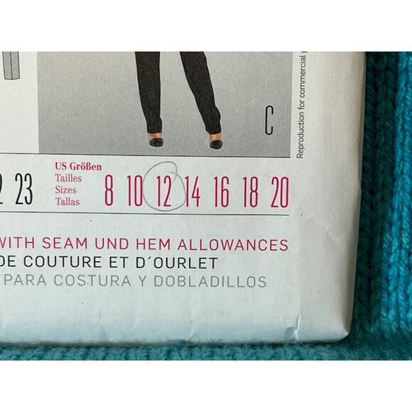 Burda 7484 sewing pattern womens suit blazer pants - Picture 2 of 5